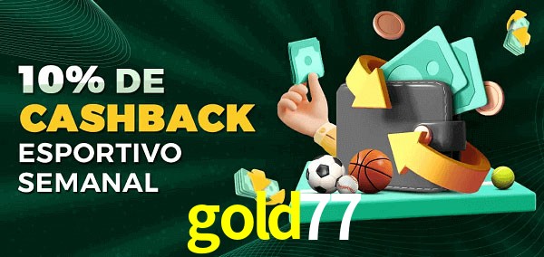 10% de bônus de cashback na gold77