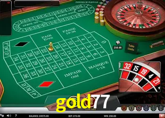 Blackjack Table gold77